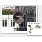 Дорожное зеркало, Ø 1190 мм