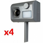 Комплект из 4 отпугивателей собак "Weitech WK0055 - Garden Protector 3"