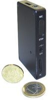 Миниатюрный цифровой диктофон  высококачественной цифровой запись звуковой (речевой) информации в помещении и на улице, в сложной акустической обстановке, в.т.ч. в условиях противодействия звукозаписи.   Функциональные возможности  •Продолжительная высоко